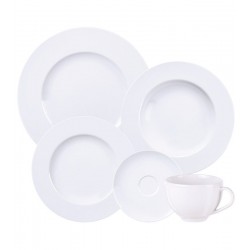  Jogo De Jantar 20 Peças Tramontina Maria Augusta Em Porcelana